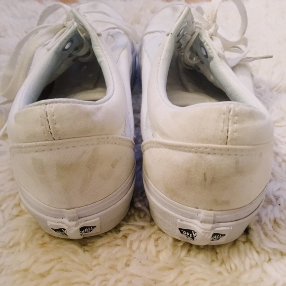 used white vans shoes